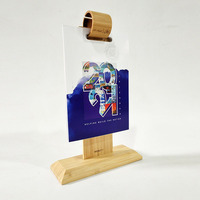 Moderno Soporte de Acrílico en Forma de T para Calendario de Escritorio, Ecológico, Reciclable, Personalizado, Elegante, para Oficina y Hogar, Directo de Fábrica