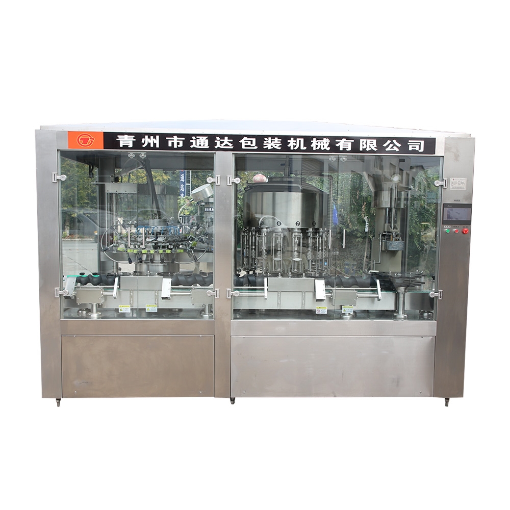 Фабричная полностью автоматическая линия 4 в 1 для упаковки виноградного вина