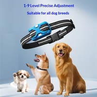 300m Fernbedienungs-Hundetrainingshalsband mit LED-Anzeige, IP67 Wasserdicht, >20 Stunden Akkulaufzeit, Bellkontrolle, Ton/Vibration/Nachtlicht