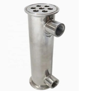 Sistema Extractor Sanitario SS304, Condensador de Enfriamiento de 3"x700MM con Columna, 10 Piezas de Tubería Sin Costura DN10, <span class=keywords><strong>Tubo</strong></span> de Enfriamiento Hembra 3/4"BSP - Product Image 5