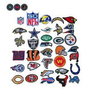 HMJフックアンドループ式アメリカンフットボールパッチ、タクティカルギア用、タクティカルラグビーバッジ、バックパック、ユニフォーム用、取り外し可能なエンブレム - Product Image 4