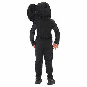 Disfraz de calavera de doble cabeza para Halloween, traje de poliéster estampado para niños, para cosplay, actuaciones en escenario, fiestas y juegos de rol - Product Image 3