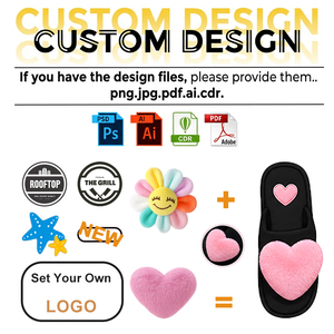 Nuevas Pantuflas Térmicas de <span class=keywords><strong>Invierno</strong></span> con Diseño de Corazón, Antideslizantes de PVC para Interiores, Suaves y Cálidas para el Hogar, Personalizables para OEM - Product Image 3