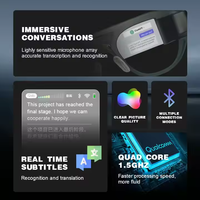 Lunettes Personnalisées 3D AR+IA à Traduction Instantanée, Matériel VR Intelligent, Brise sans Effort les Barrières Linguistiques Partout, Prend en Charge Plusieurs Langues