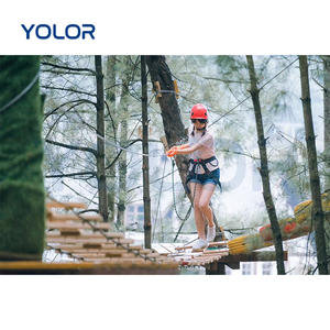 Cadre d'escalade en plein air Obstacle Adventure Jungle High Rope Course à vendre - Product Image 3