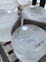 Lámina de Vidrio de Cuarzo Opalescente de Doble Tubo Tengjun TJ-0008454, 99.99% de Pureza, 2.2g/cm3, Punto de Deformación 1120, Punto de Recocido 1210