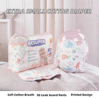 Culottes jetables en coton à imprimé unique Besuper pour adultes et bébés