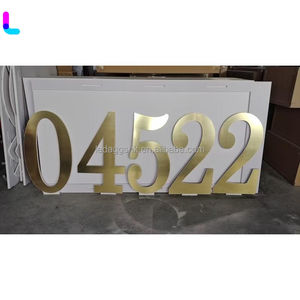 LEDA <b>PVC</b> Number Wedding Design Stage <b>Pvc</b> Acrylic Wedding Backdrop Gold Arch Wedding Backdrop For Party Decoration - Product Image 4