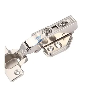 Zuogang New Design glass round tube hinges soft close hydraulic furniture hardware hinges
