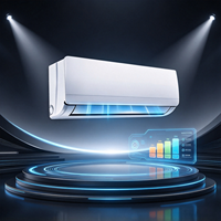 Climatiseurs muraux électriques à inverter à haute efficacité énergétique, livraison directe d'usine, climatiseur split à inverter