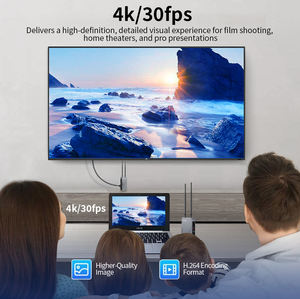 Émetteur et récepteur vidéo sans fil HD-MI 4K avec sortie en boucle, portée 1614 pieds, latence de 0,06 seconde, pour DSLR, ordinateur portable, décodeur vers TV/projecteur - Product Image 5