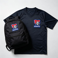 Écussons tissés découpés sur mesure avec logo d'équipe sportive Knights, badges tissés à coudre pour chapeaux, sacs et vestes de sport