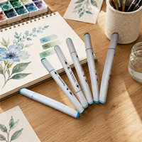 60 couleurs, marqueurs d'art à double pointe à base d'eau, pointe fine, stylos de coloriage pour le dessin, la calligraphie, l'illustration, le journaling