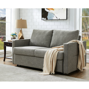 Canapé-<span class=keywords><strong>lit</strong></span> pliable en tissu pour salon, ensemble complet pour petit appartement moderne - 2 places - Product Image 3