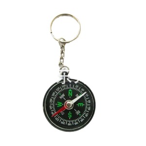 Porte-clés boussole 40 mm, jouet éducatif, boussole d'extérieur, boussole directionnelle à aiguille, plusieurs couleurs disponibles. - Product Image 1