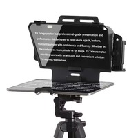 Téléprompteur Mini Portable pour Smartphone/Appareil Photo Reflex Numérique (DSLR) Tablette Enregistrement Vidéo Streaming en Direct Interview