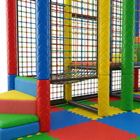 Centre de jeux intérieur multifonctionnel coloré pour enfants, conforme aux normes européennes, jeux amusants pour enfants, équipement de jeux intérieur