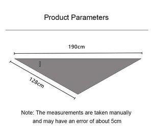 Chal Triangular de Mezcla de Lana con Estampado Tie Dye, Manta Gruesa y Cálida para Invierno para Mujer, Disponible en Colores Lisos y Rayados, Capa Tejida con Flecos - Product Image 6