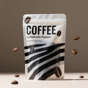 Bolsas de Embalaje de Grado Alimenticio Reciclables con Logotipo Impreso Personalizado al por Mayor, Bolsa con Cierre Vertical, Embalaje Sostenible, Bolsas para Café - Product Image 6