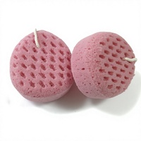 Éponge de bain colorée, simple, pour le gommage et l'exfoliation, serviettes de bain