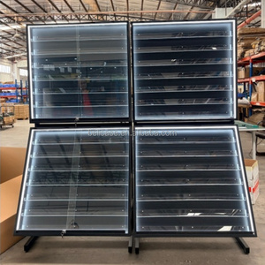 <span class=keywords><strong>Vitrine</strong></span> de présentation pour cartes sportives avec <span class=keywords><strong>portes</strong></span> <span class=keywords><strong>coulissantes</strong></span> verrouillables, présentoir pour cartes PSA, support de présentation en métal et acrylique transparent pour cartes à collectionner - Product Image 5