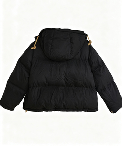 Piumino Invernale da Uomo Personalizzato, Giacca Imbottita Calda con Cappuccio e Tasche, Resistente all'Acqua, Trapuntata, OEM, Spessa - Product Image 2