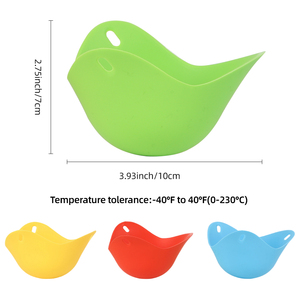 Molde de silicona para cocinar huevos, apto para alimentos, antiadherente, para cocinar huevos pochés en estufa o <span class=keywords><strong>microondas</strong></span>, para el desayuno - Product Image 5