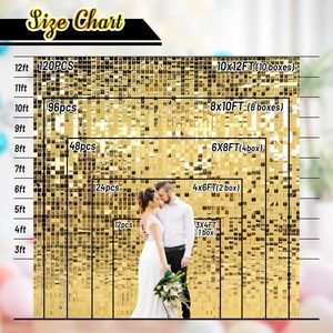 Panneaux <span class=keywords><strong>de</strong></span> <span class=keywords><strong>fond</strong></span> à paillettes Shimmer Walls <span class=keywords><strong>Photo</strong></span> Background pour décorations d'anniversaire <span class=keywords><strong>Mariage</strong></span> Fiançailles Anniversaire - Product Image 6