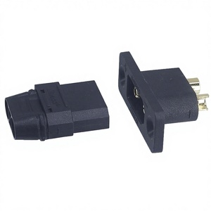 อุปกรณ์จ่ายไฟแบบติดตั้งได้ รุ่น XT90E-M ยี่ห้อเจิ้งซิง หัวเสียบตัวผู้ชุบทอง สำหรับอุตสาหกรรม - Product Image 1