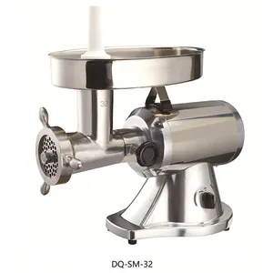 High Sales 1500W Stainless Steel Silver Color Commercial Butcher Kitchen Meat Mincer Electric Meat Grinder