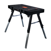 Vertak plateforme en plastique établi de garage pliable table de travail multifonction réglable 5 en 1