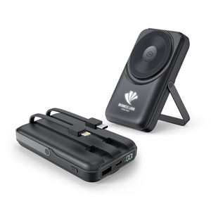 Banques d'alimentation sans fil magnétiques personnalisées <span class=keywords><strong>Mag</strong></span> câble intégré 10000mah station d'alimentation portable PD à charge rapide et sûre pour téléphone et montre - Product Image 1