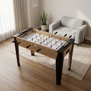Mesa <span class=keywords><strong>de</strong></span> Juego Multifuncional 2 en 1 <span class=keywords><strong>de</strong></span> 42 Pulgadas, OEM, al por Mayor, Material Ecológico MDF, Futbolín, <span class=keywords><strong>Hockey</strong></span> sobre <span class=keywords><strong>Hielo</strong></span> con Ventiladores <span class=keywords><strong>de</strong></span> 12V - Product Image 5