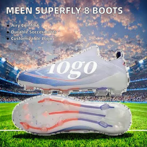 2025 Meen <span class=keywords><strong>Superfly</strong></span> 8 Dragonfly 5 Fg botas de fútbol antideslizantes fútbol al aire libre PU zapato de entrenamiento personalizable de alta calidad - Product Image 3