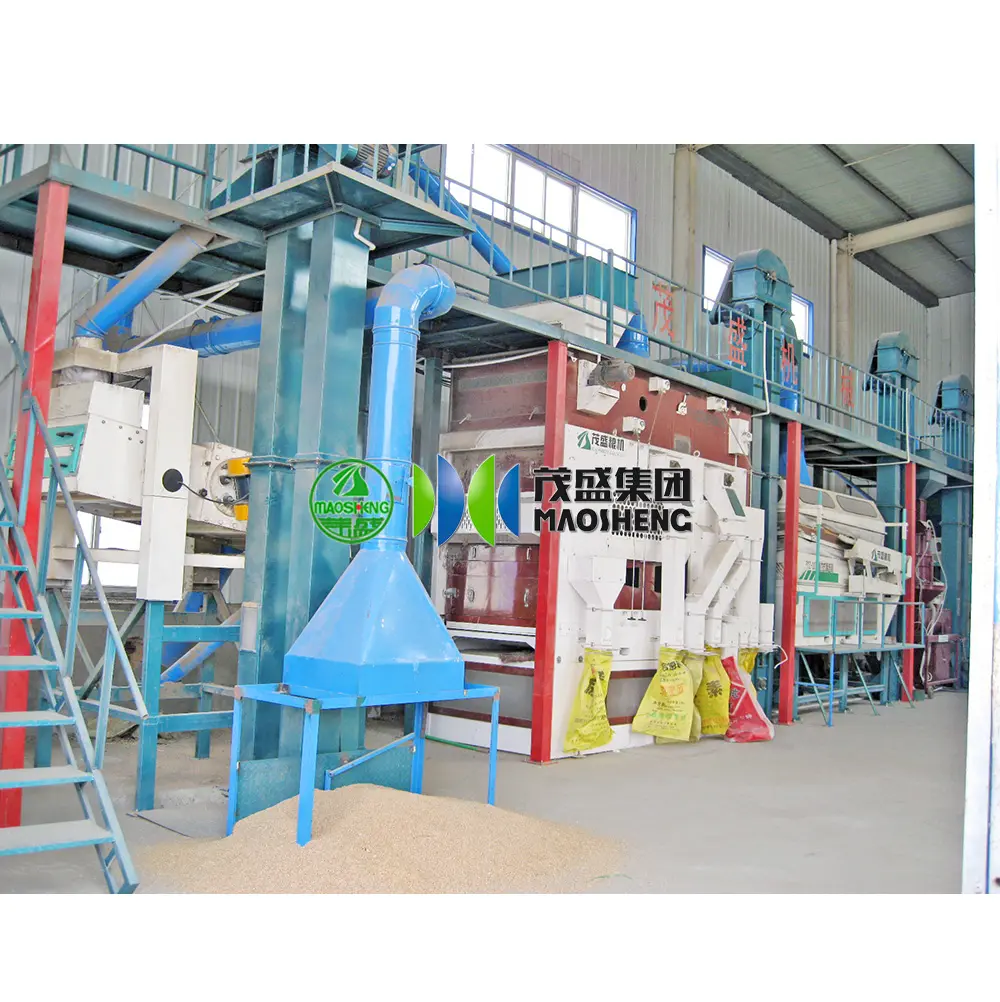 10T Blackeye Cowpea Melon Sugerbeet Rice Wheat seed cleaning machines for seed production plant