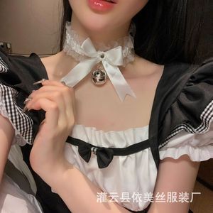 Magnifique collier clochette en dentelle avec nœud pour femme, accessoire de cou taille M, anneau de jambe sexy, attaque rapide, vente en gros d'usine. - Product Image 3