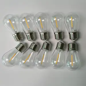 S14 LED Filament Bulbs Extra Bulbs Replaceable Light Bulbs For Outdoor LED String Lights Festoon Lights