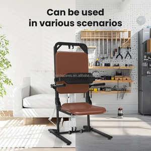 מתיחת משחת כבד כבדה קומה חשמלית מעלית מכשיר לקשישים עד 400ibs משקל קיבולת גובה כיסא מעלית מתכווננת - Product Image 3