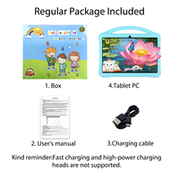 Haute Performance MTK Enfants Tablette En Vrac En Gros Infantil Éducatif Android Jeu Double Caméra 4000mAh Octa Core Processeur 4GB
