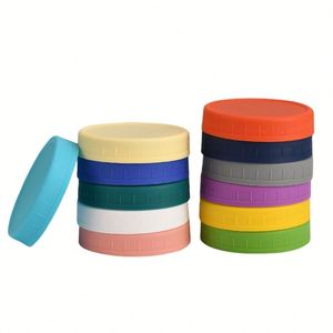 Wholesale Thickened Leakproof Canning Lids 70mm 86mm Colored <b>Plastic</b> <b>Mason</b> <b>Jar</b> Lids Wide Regular Mouth Storage Caps for Canning - Product Image 2