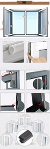 Weiße Schwarze Transparente Tür- und Fensterdichtungen Hohlkammer-Dichtungsstreifen aus Silikonkautschuk Schalldämmung Wasserdicht Staubdicht - Product Image 4