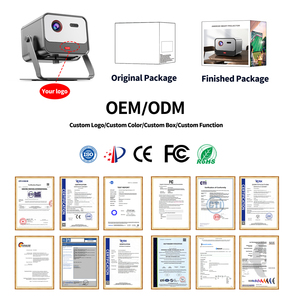 โปรเจกเตอร์อัจฉริยะ1080p DLP <span class=keywords><strong>4K</strong></span> BT WiFi รองรับ Android 13 Google TV 3D พร้อม <span class=keywords><strong>Netflix</strong></span> X5รุ่น2G RAM โฮมเธียเตอร์ - Product Image 5