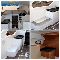 Mini yacht de cabine, 7.9m, intérieur ou hors-bord