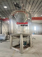 Máquina para Hacer Champú de Tipo Fijo de 2000L con Bomba de Molienda de Engranajes, Alta Productividad, Mezclador Emulsionante al Vacío a Gran Escala