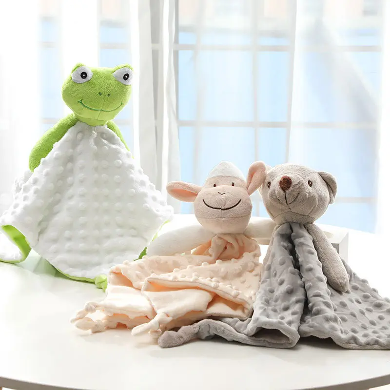 Toalla suave para bebé recién nacido, manta de toalla infantil con tema de animales, edredón de terciopelo para bebé