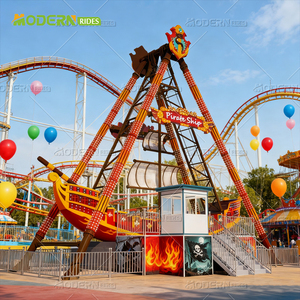 Manège à sensations fortes pour parc d'attractions, très demandé, 40 places, grand bateau pirate en fibre de verre, à vendre - Product Image 6