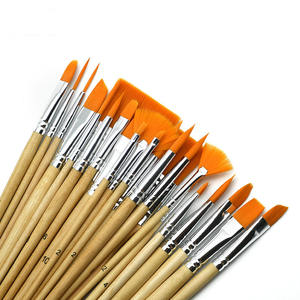 Nuovo Set di 24 <span class=keywords><strong>pennelli</strong></span> <span class=keywords><strong>per</strong></span> acquerello Gouache olio pittura acrilica <span class=keywords><strong>su</strong></span> <span class=keywords><strong>tela</strong></span> tenda in Nylon <span class=keywords><strong>pennelli</strong></span> da imballaggio - Product Image 1