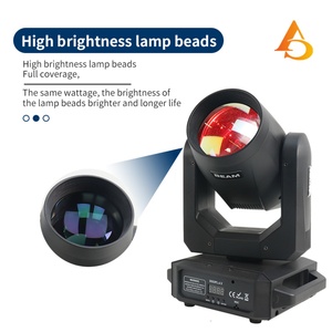 Proveedor de Iluminación, Luz Móvil de Haz LED de 150w, RGBW 4en1, Mini Luces Móviles DMX - Product Image 3