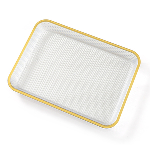 Fruit Bowl <strong>Tray</strong> <strong>Plastics</strong> Plates Candy Platter Food <strong>Dessert</strong> Platter for Food Dish with Lid PET Unbreakable Serving Platter - Product Image 6