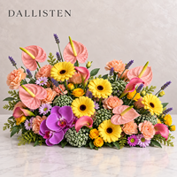 Dallisten Fleurs de mariage au toucher réel, arrangement floral au sol pour la cérémonie, l'allée, la décoration d'événements et de lieux, vente en gros